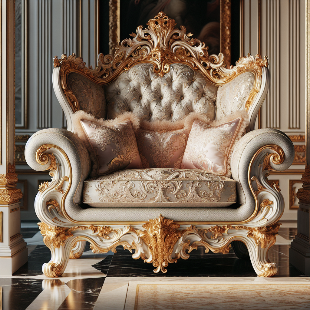 Fauteuil baroque chic