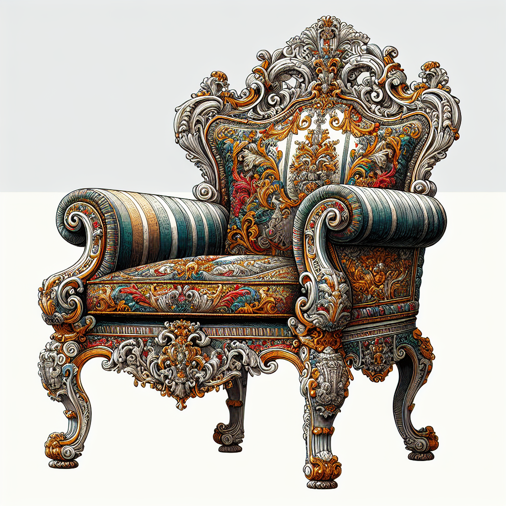 Maison du monde chaise baroque