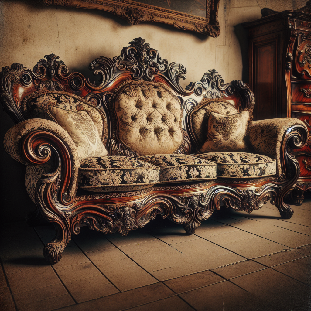 Canapé baroque occasion