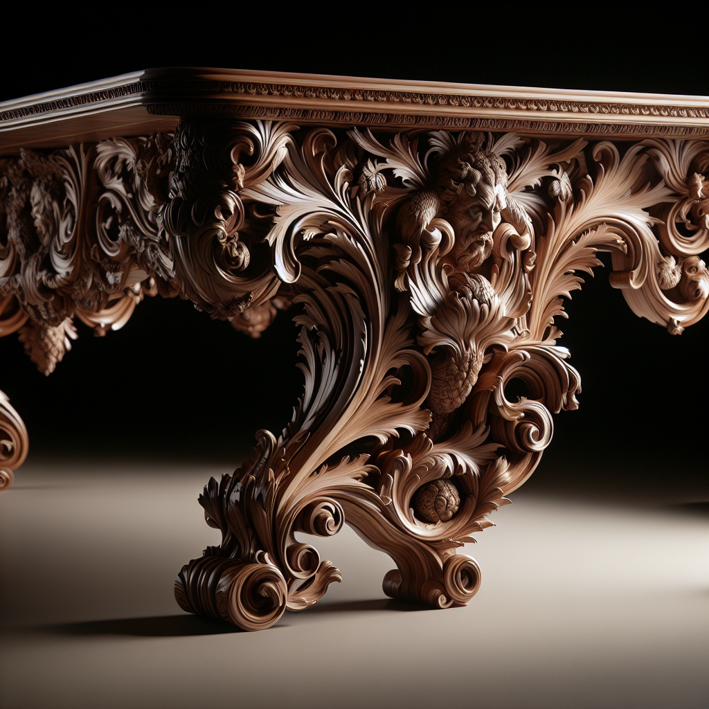 Table baroque occasion