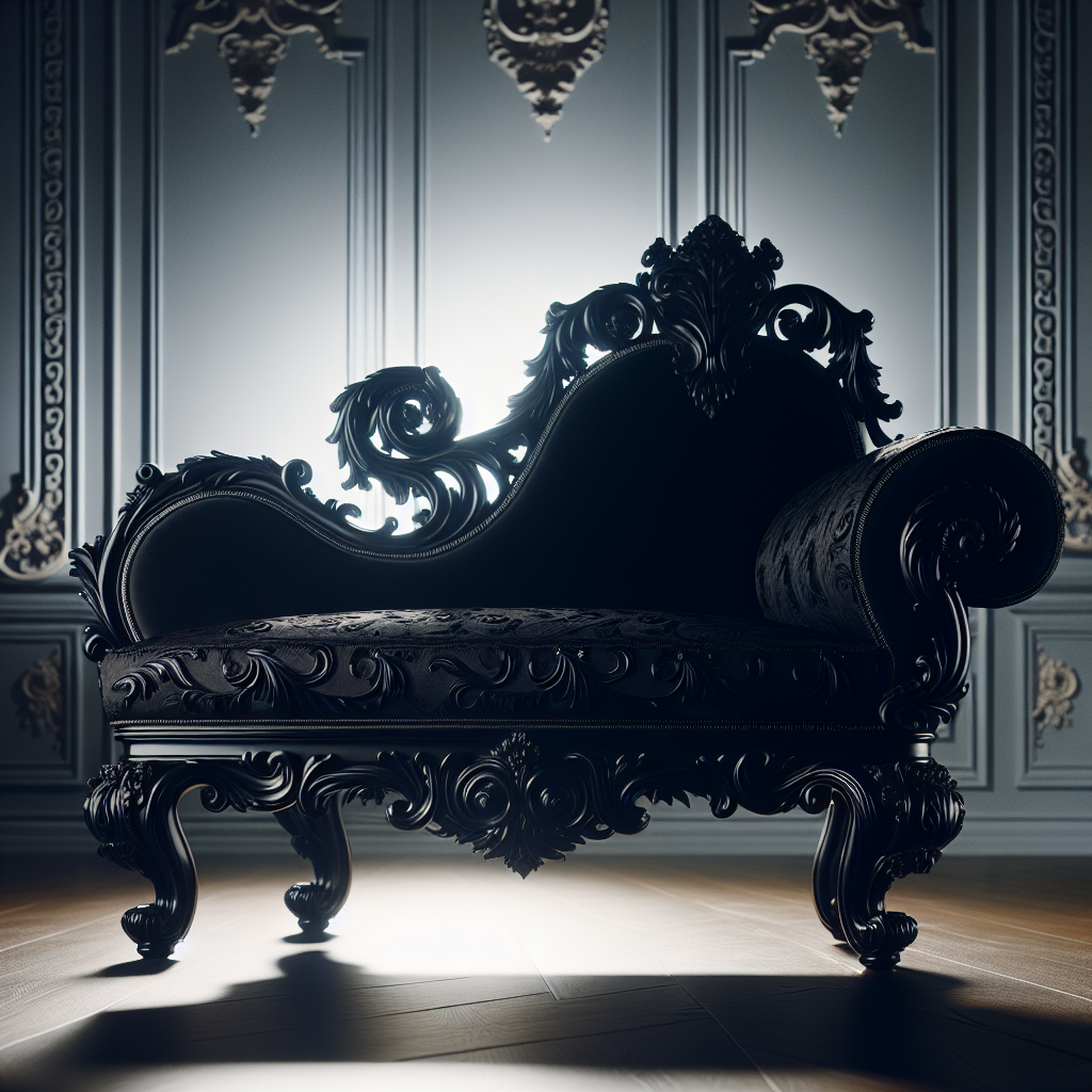 Chaise Baroque Noir