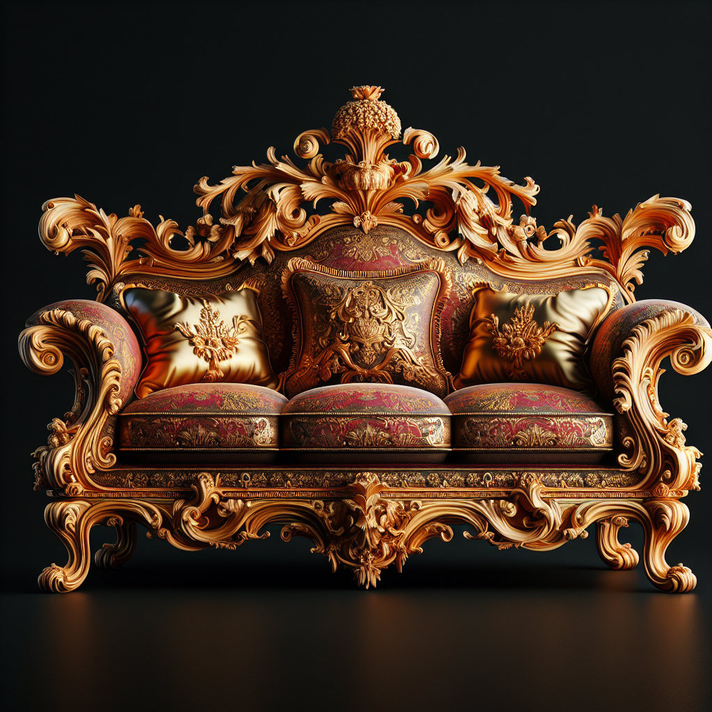 Canapé baroque conforama