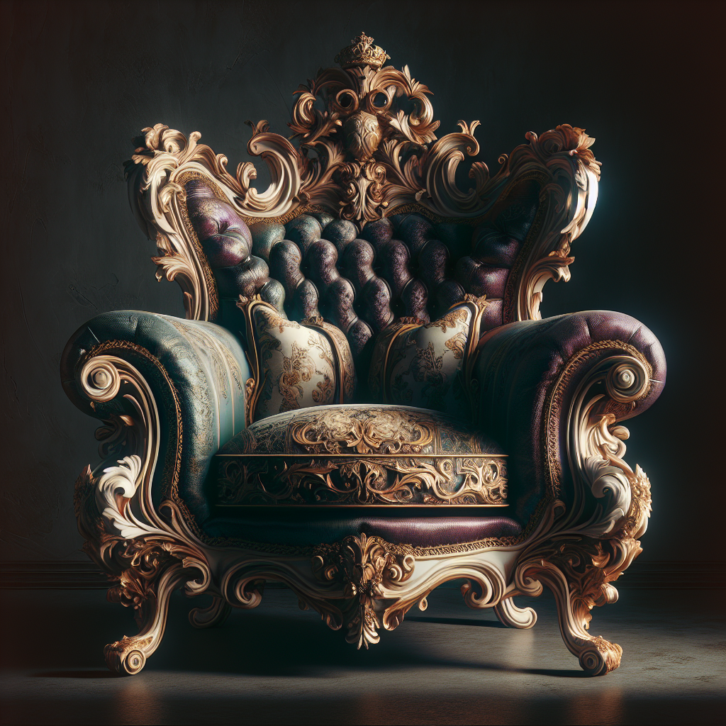 Fauteuil baroque occasion