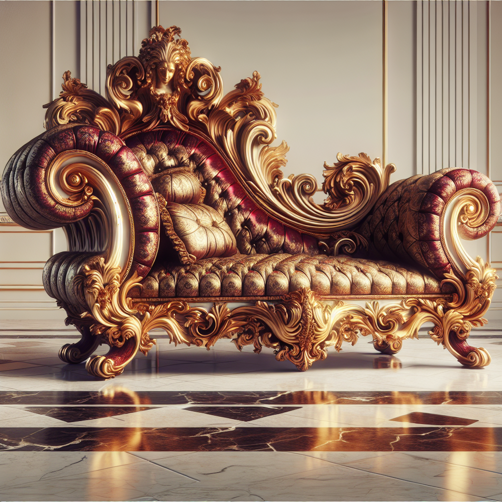 Baroque chaise